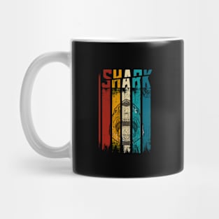 retro summer shark Mug